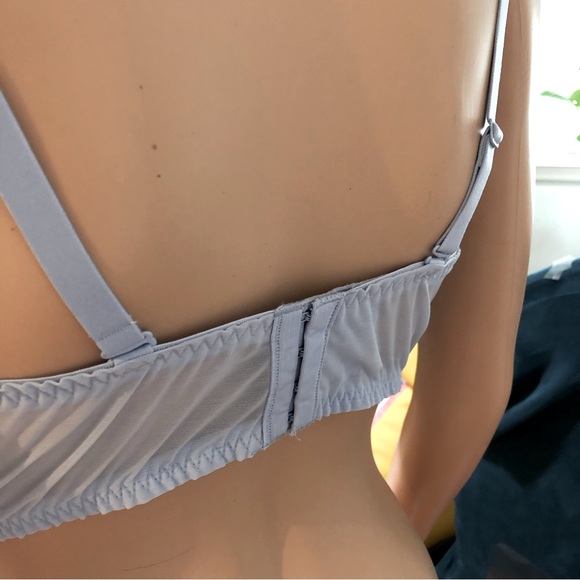 Maidenform Blue Lace Bra with Long Midriff, Size 38B - Picture 3 of 5